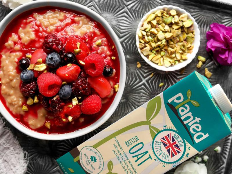 Planted UK: Vegan Berry Rice Pudding