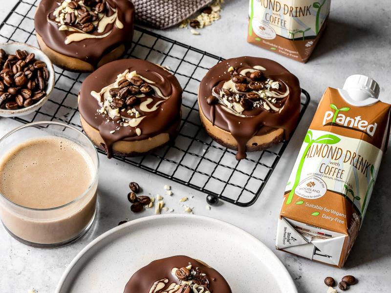 Planted: Vegan No-Bake Coffee Cheesecakes