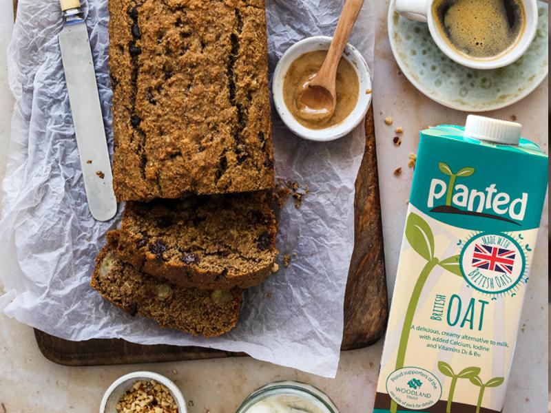 Planted UK: Banana Loaf with Choc Chips