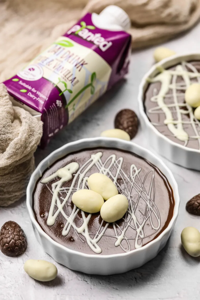 Planted UK: Vegan Easter Chocolate Pudding