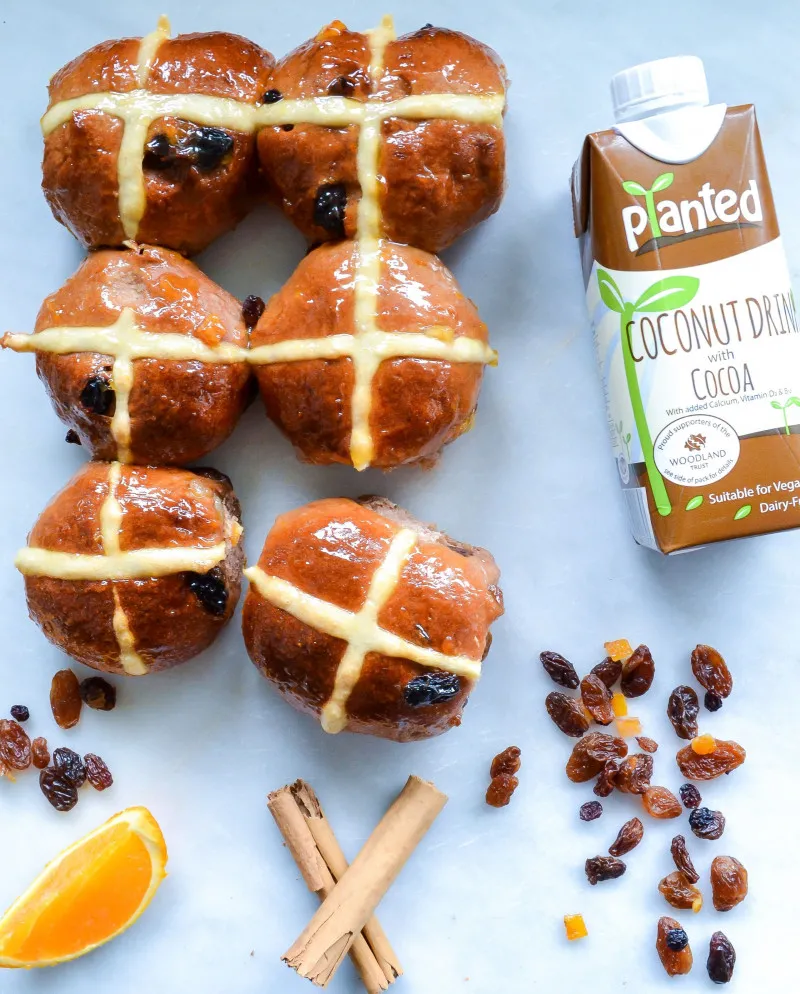 Planted UK: Vegan Hot Cross Buns