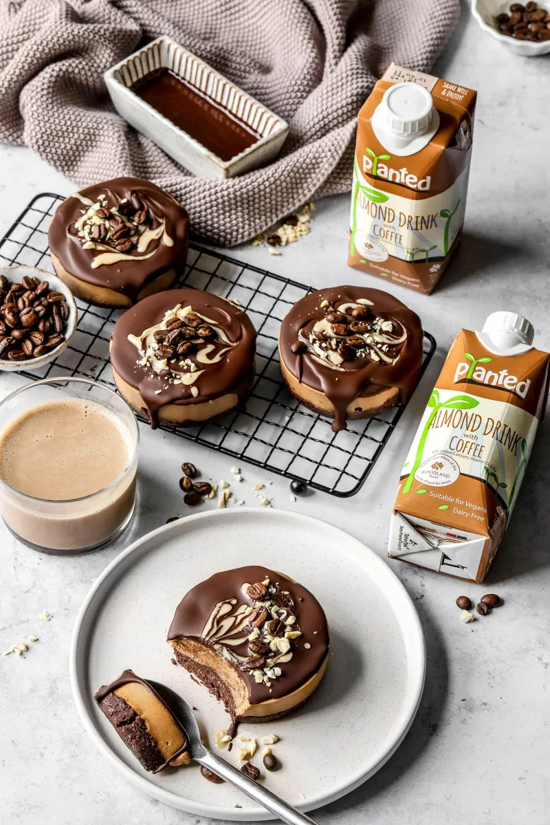 Planted: Vegan No-Bake Coffee Cheesecakes